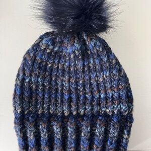 NEW Handmade Knit Baby Hat with PomPom